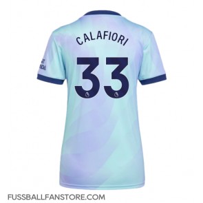 Arsenal Riccardo Calafiori #33 Replik 3rd trikot Damen 2024-25 Kurzarm